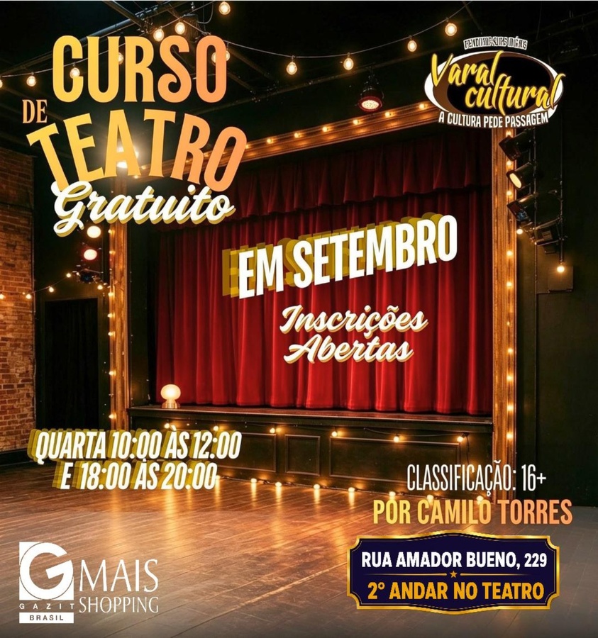 CURSO DE TEATRO 🎭